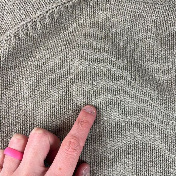 Vtg Polo Ralph Lauren Brown Knitted V-Neck Sweater Vest Men's L Pony Golf Cotton - Picture 9 of 10